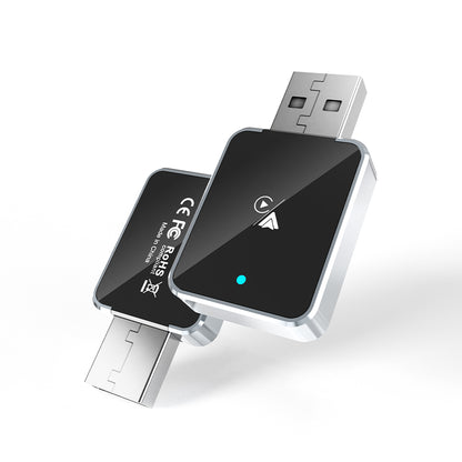 DIAMOOKY Wireless Carplay Adapter, Apple CarPlay and Android Auto Adapter 2 in 1 Convert Wired to Wireless, Plug and Play for iPhone 6+, iOS 10+ & Android 11+, Black