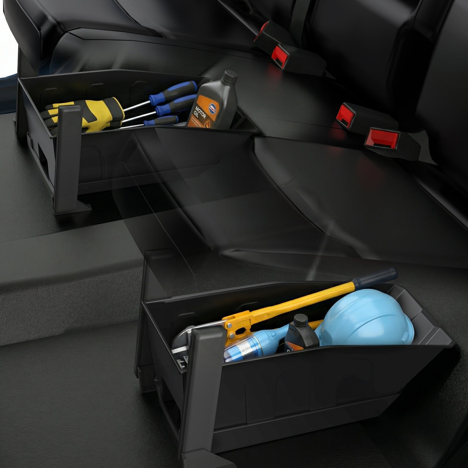 JL Rear Under Seat Storage
