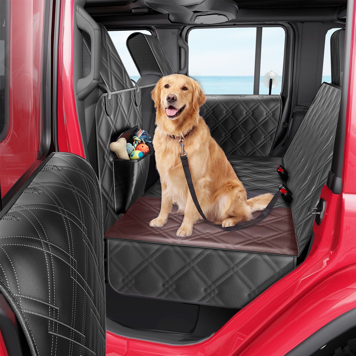 Jeep Hard Bottom Back Seat Extender for Dogs
