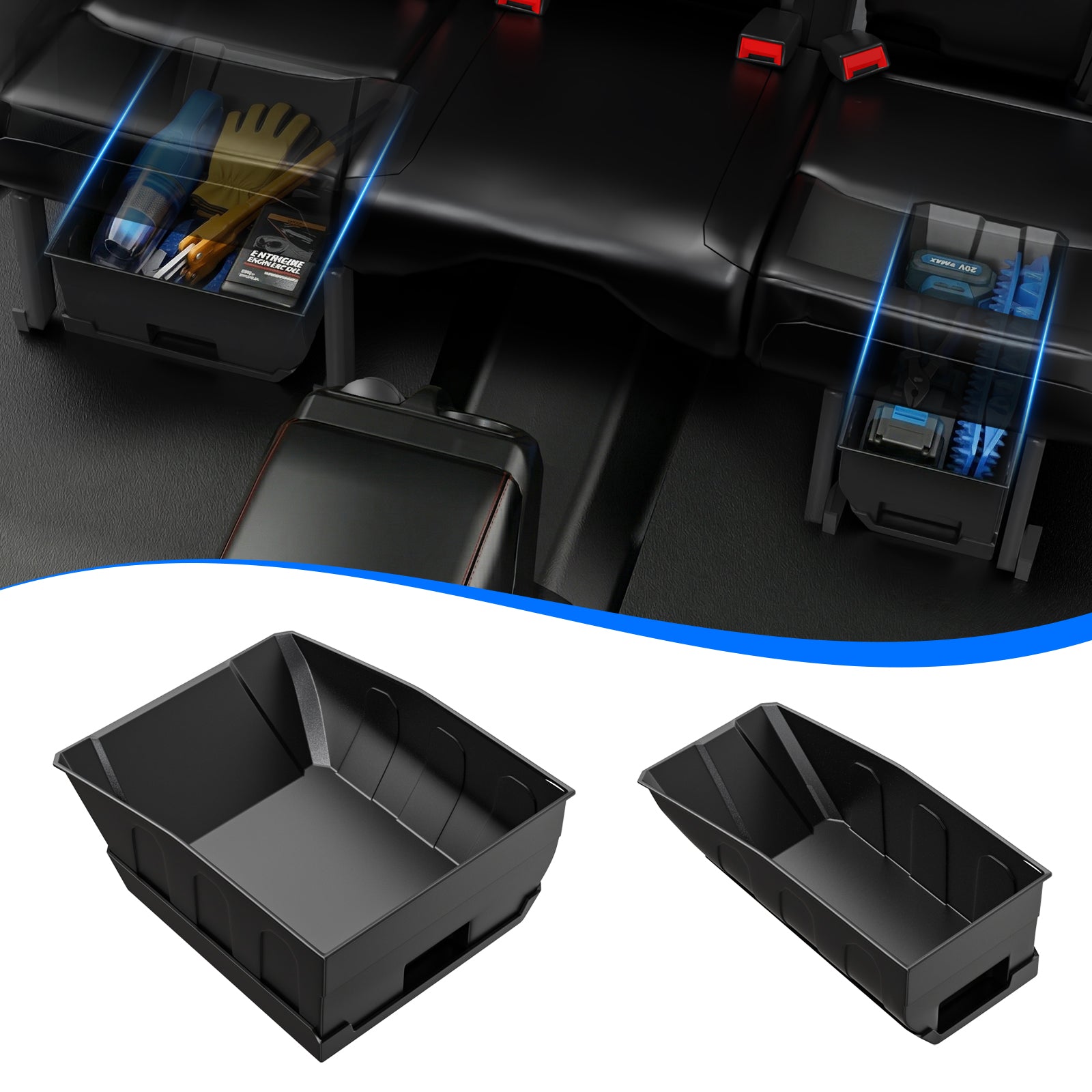 JL Rear Under Seat Storage