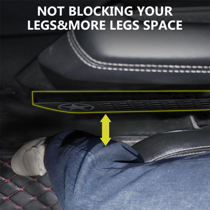 DIAMOOKY Front Door Pocket Storage Box for Jeep Wrangler JL JLU 4XE 2018-2025 & Gladiator JT 2020-2022 2023 2024 2025, 2PCS - Front Door Flat Star