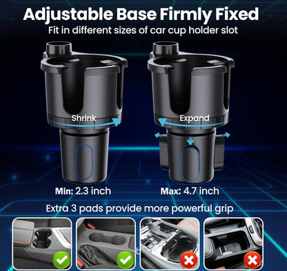 DIAMOOKY Magnetic Phone Car Holders for Magsafe Wireless Car Mount Charger 15W Cell Phone Stand with Adjustable Height for iPhone 12-16 Series