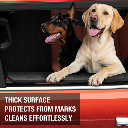 DIAMOOKY Car Door Protector for Dog, 20% Larger Design for Trucks & Large SUVs, Thickened Waterproof Door Edge Scratch Protector, Set of 2