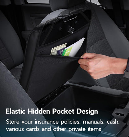 DIAMOOKY PU Leather Center Console Cover