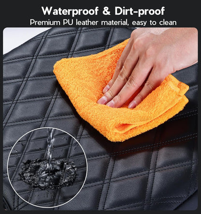 DIAMOOKY PU Leather Center Console Cover