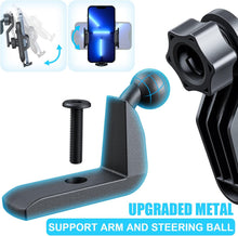DIAMOOKY Upgraded Phone Mount for Jeep Wrangler JK JKU 2018 2017 2016 2015 2014 2013 2012 2011, Dash Multi-Mount Phone Holder Kit w/Storage Tray Interior Accessories - image 2
