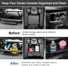 DIAMOOKY 3PCS Front Under Seat Storage Organizer for Jeep Wrangler JL JLU 2018-2026 & Gladiator JT 2020-2023 2024 2025 2026 Accessories Hidden Center Console Organizer Cup Holder (Not for Power Seat) - image 3