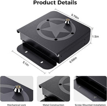 DIAMOOKY Metal Center Console Hidden Organizer for Jeep Wrangler JL JLU 2018-2026 & Gladiator JT 2020 2021 2022 2023 2024 2025 2026 Accessories Armrest Hidden Center Console Storage Box W/Keys, Star - image 7