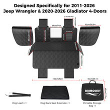 Jeep Hard Bottom Back Seat Extender for Dogs