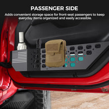 DIAMOOKY Metal Front Door Pocket Storage Box for Jeep Wrangler JL JLU 4XE 2018-2026 & Gladiator JT 2020-2023 2024 2025 2026 Accessories Door Storage Organizer Molle Panels (Not for Power Seats), 2PCS - image 5