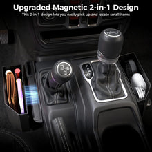 DIAMOOKY Metal Magnetic Center Console Organizer for Jeep Wrangler JL JLU 4XE 2018-2026 & Gladiator JT 2020-2026 Accessories Gear Shift Storage Box, Flag (Not for JK/JKU) - image 2