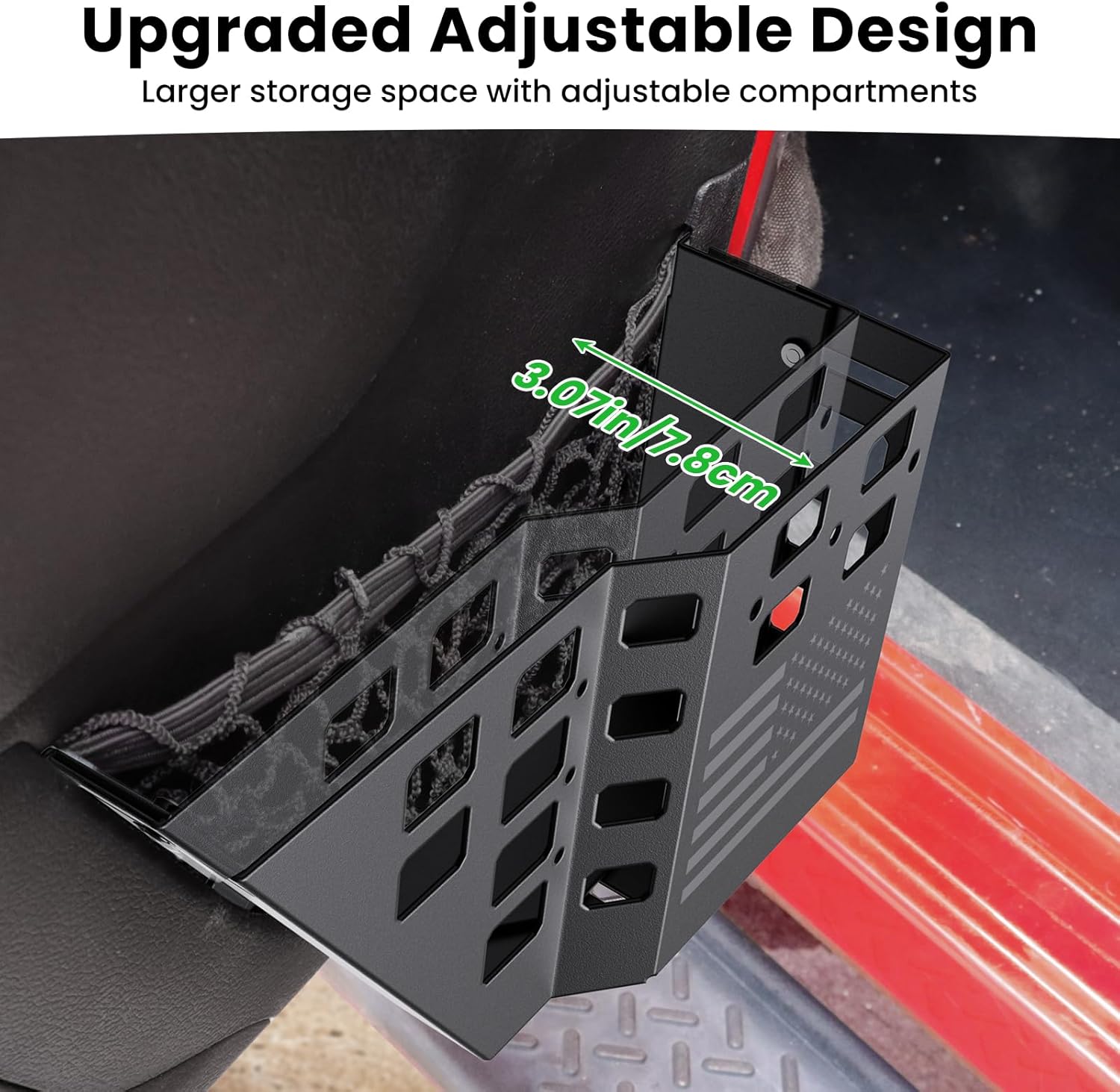 JK Metal Front Door Pocket Storage Boxes - 2PCS