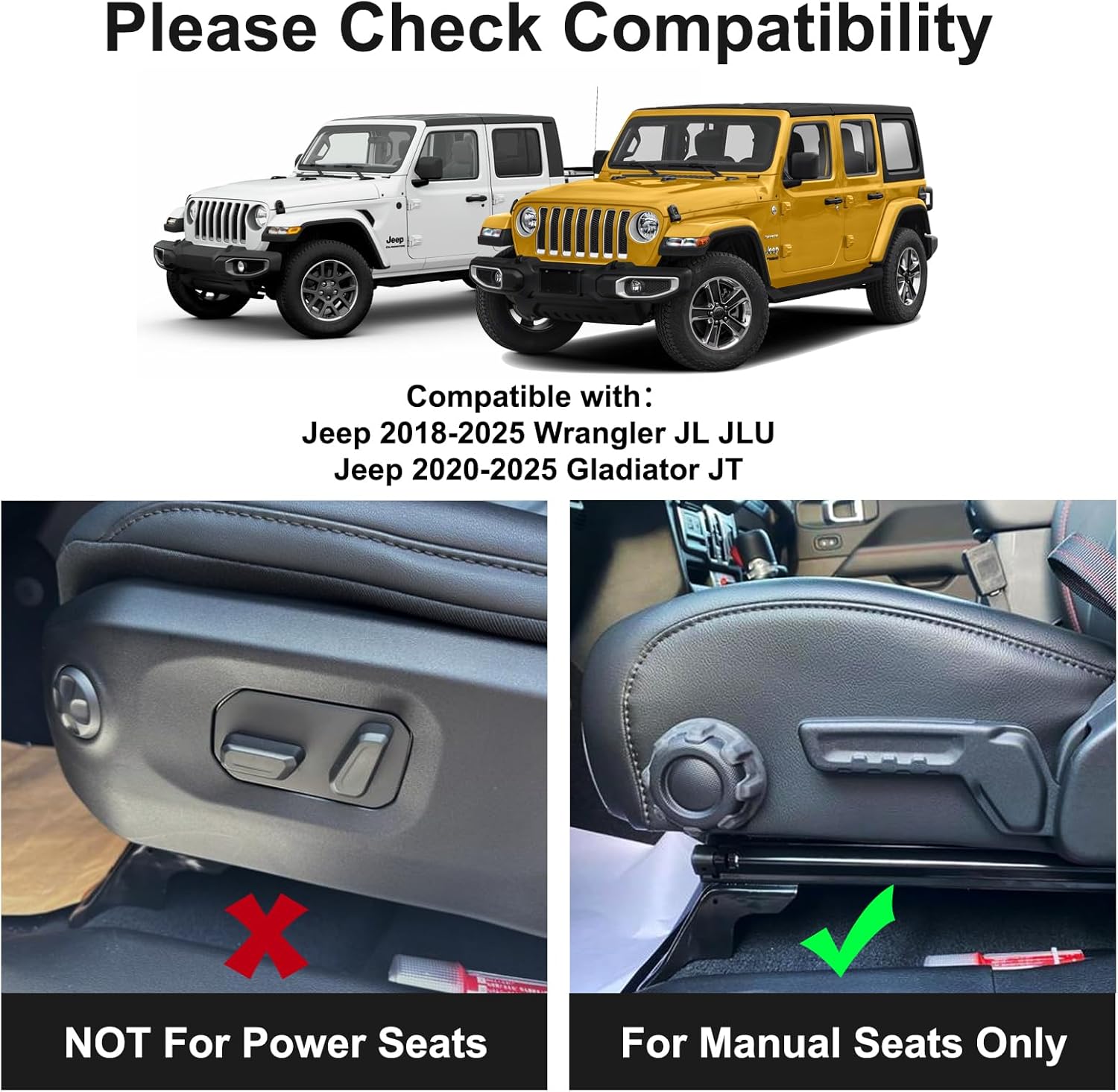 2PCS Front Under Seat Storage Organizer