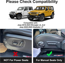 DIAMOOKY Front Under Seat Storage Organizer for Jeep Wrangler JL JLU 2018-2026 & Gladiator JT 2020 2021 2022 2023 2024 2025 2026 Accessories Hidden Center Console Organizer, 2PCS (Not for Power Seat) - image 2