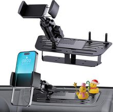 DIAMOOKY Upgraded Metal Phone Mount Compatible with Jeep Wrangler JK JKU 2018 2017 2016 2015 2014 2013 2012 2011 Accessories, Dash Phone Holder with Duck Mounts System Kit - image 1
