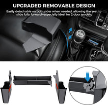 DIAMOOKY 4PCS Upgraded Center Console Organizer for Jeep Wrangler JL JLU 4xe 2018-2026 & Gladiator JT 2020-2024 2025 2026 Accessories Gear Shift Side Tray Hanging Armrest Storage Box (Not for JK/JKU) - image 6