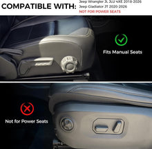 DIAMOOKY Metal Front Door Pocket Storage Box for Jeep Wrangler JL JLU 4XE 2018-2026 & Gladiator JT 2020-2023 2024 2025 2026 Accessories Door Storage Organizer Molle Panels (Not for Power Seats), 2PCS - image 3