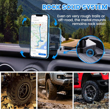 DIAMOOKY Upgraded Metal Phone Mount for Jeep Wrangler JL JLU 2018-2023 and Gladiator JT 2020 2021 2022 2023 Magnetic Phone Holder Dash Mount System Kit Dashboard Accessories Driver Side (Not for 4xe) - image 2