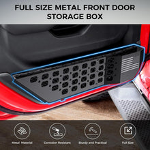 DIAMOOKY Metal Front Door Pocket Storage Box for Jeep Wrangler JL JLU 4XE 2018-2026 & Gladiator JT 2020-2023 2024 2025 2026 Accessories Door Storage Organizer Molle Panels (Not for Power Seats), 2PCS - image 7
