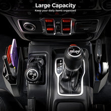 DIAMOOKY Metal Magnetic Center Console Organizer for Jeep Wrangler JL JLU 4XE 2018-2026 & Gladiator JT 2020-2026 Accessories Gear Shift Storage Box, Flag (Not for JK/JKU) - image 5