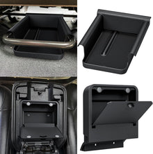 DIAMOOKY Front Under Seat Storage Organizer for Jeep Wrangler JL JLU 2018-2026 & Gladiator JT 2020 2021 2022 2023 2024 2025 2026 Accessories Hidden Center Console Organizer, 2PCS (Not for Power Seat) - image 1