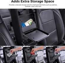 DIAMOOKY Metal Center Console Hidden Organizer for Jeep Wrangler JL JLU 2018-2026 & Gladiator JT 2020 2021 2022 2023 2024 2025 2026 Accessories Armrest Hidden Center Console Storage Box W/Keys, Star - image 2