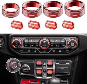 8PCS Button & Knob Cover Set