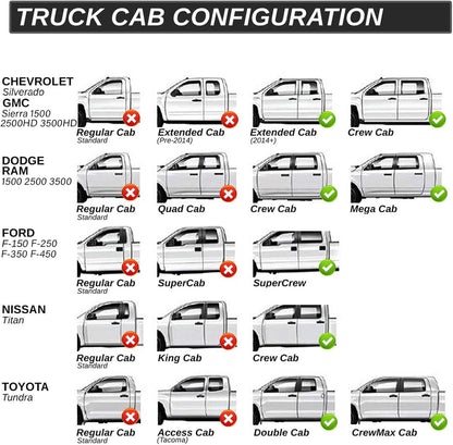 DIAMOOKY Truck Back Seat Cover for Dogs with Car Door Protector, Truck Back Seat Extender Dog Hammock for F150/Silverado 1500/GMC Sierra 1500/RAM 1500/Titan, Holds 420lbs