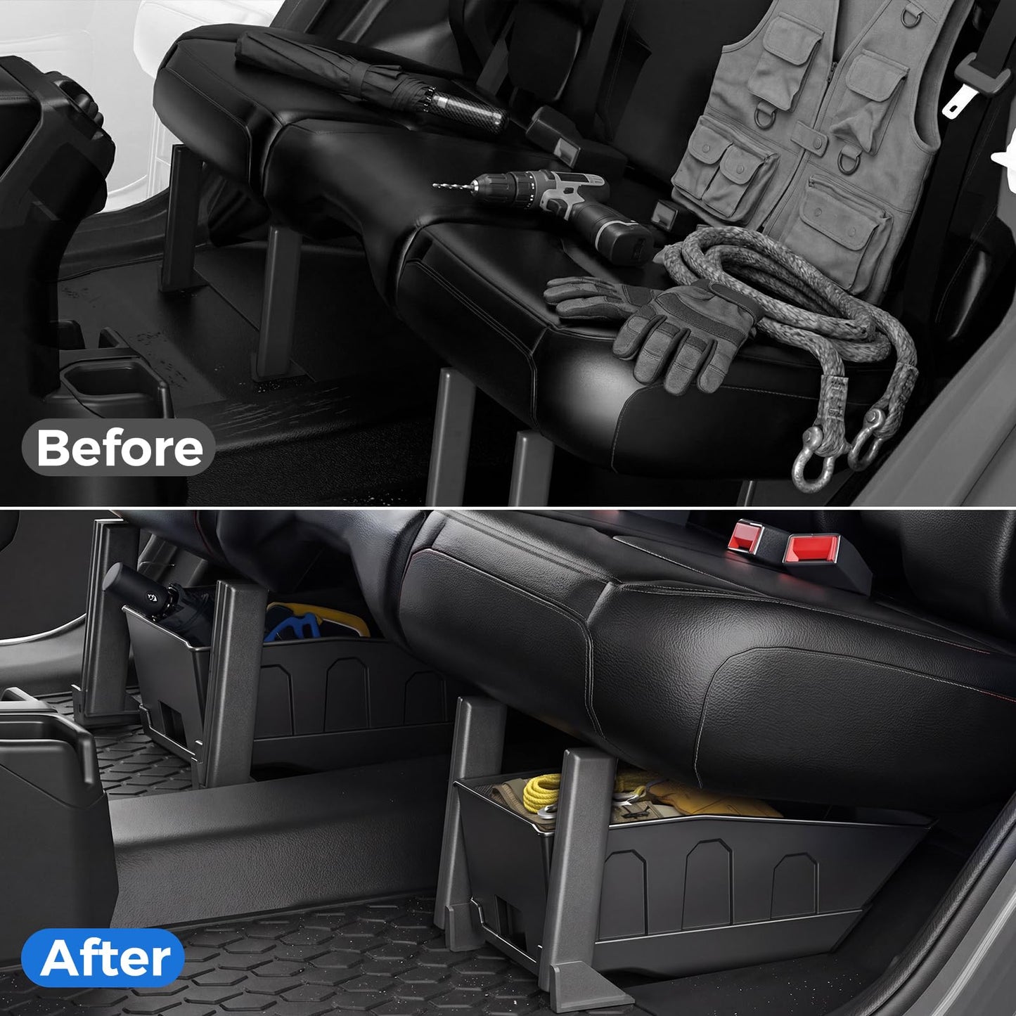 JK Rear Under Seat Storage