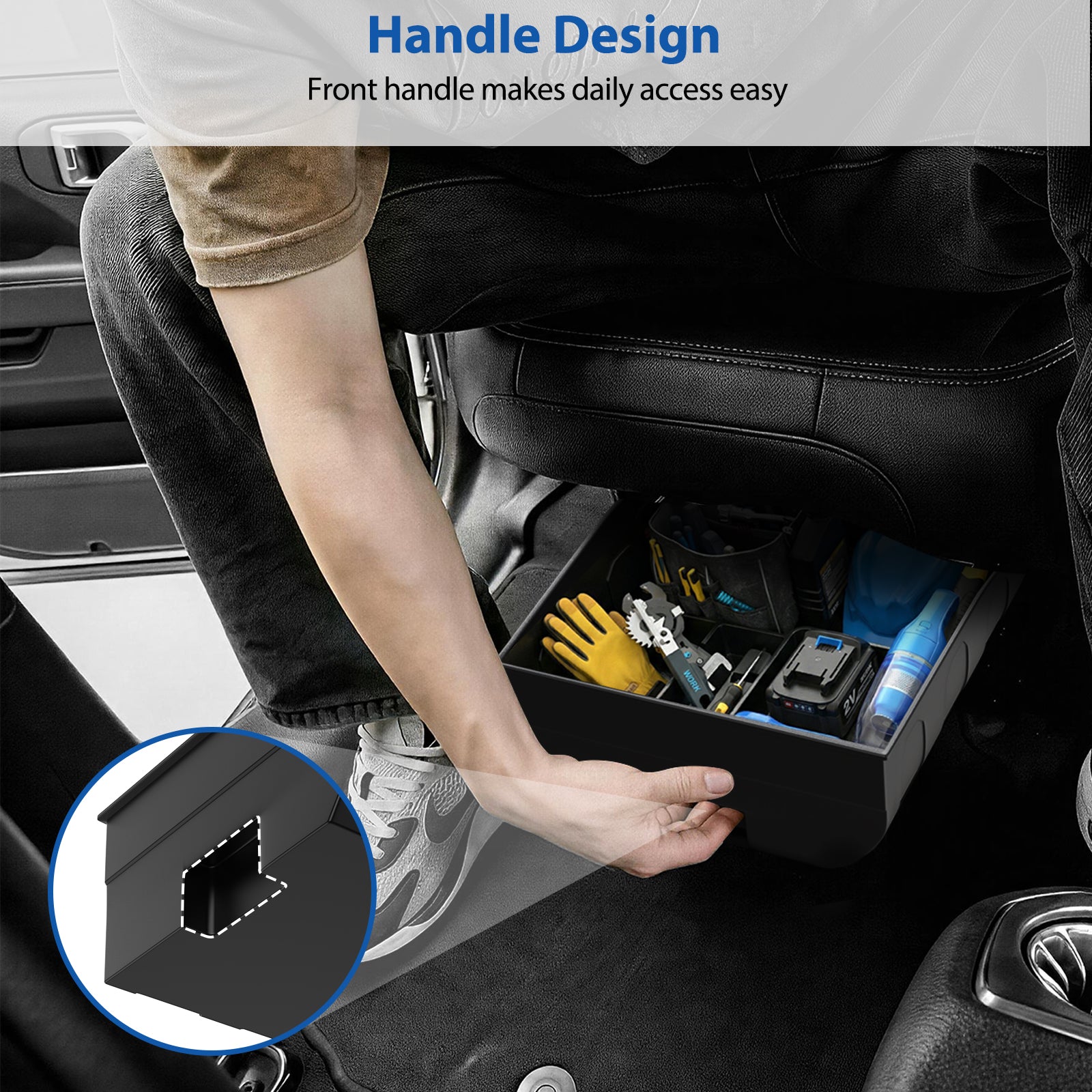 JL Rear Under Seat Storage